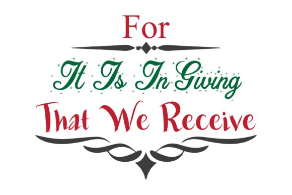 Reviewing For It is in Giving That We Receive